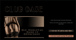 Desktop Screenshot of cluboase.ch